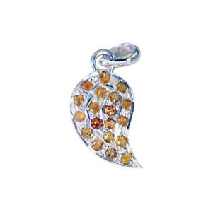 Riyo Citrine Bargain Silver Jewellery  Pendants L 1in Spcit-14032