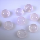 Rose Quartz loose Stone 1 Pieces 10 x 10 mm Round Pink cabochon Gemstone