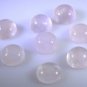 Rose Quartz loose Stone 1 Pieces 10 x 10 mm Round Pink cabochon Gemstone