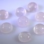 Rose Quartz loose Stone 1 Pieces 10 x 10 mm Round Pink cabochon Gemstone