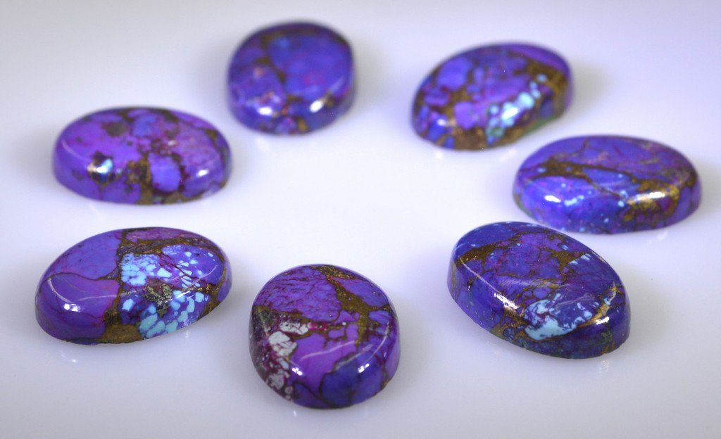 Turquoise loose Stone 1 Pieces 12 x 17 mm Oval multi cabochon Gemstone