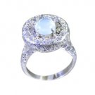 decorative Silver Fashion Women Jewelry Gems Ring SRTMP7-19