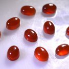Red onyx loose Stone 1 Pieces 5 x 7 mm Oval Red cabochon Gemstone