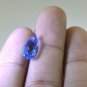 synthetic cubic zirconia Blue shappire cz loose gemstones 1 Pieces 7 x 14 mm Pea