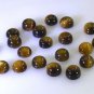 Tiger Eye loose Stone 1 Pieces 5 x 5 mm Round Brown cabochon Gemstone