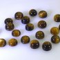 Tiger Eye loose Stone 1 Pieces 5 x 5 mm Round Brown cabochon Gemstone