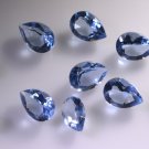 synthetic cubic zirconia Tanzanite cz loose Stone 1 Pieces 6 x 9 mm Pear Blue f