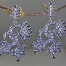 showy Silver Fashion For Her Jewellery Gemstone Earring SETEMP-61