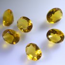 Citrin cz loose Stone 1 Pieces 10 x 12 mm Oval Yellow faceted Gemstone