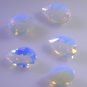 synthetic cubic zirconia Fire opal cz loose Stone 1 Pieces 6 x 9 mm Pear White f