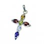 Riyo  Gemstone Silver Jewelry Design Wedding Pendants L 1in Spmul-52034