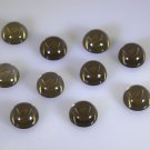 Smoky Quartz loose Stone 1 Pieces 9 x 9 mm Round Brown cabochon Gemstone