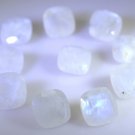 Rainbow Moonstone loose Stone 1 Pieces 10 x 10 mm Princess Multi faceted Gemsto