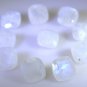 Rainbow Moonstone loose Stone 1 Pieces 10 x 10 mm Princess Multi faceted Gemsto