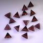 Garnet loose Stone 1 Pieces 7 x 7 mm Trillion Red faceted Gemstone