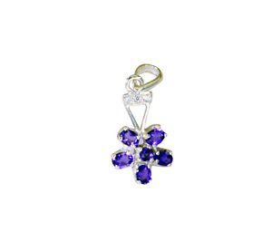 Riyo Amethyst Silver Jewelry Brands Dragonfly Pendant L 1in Spame-2074