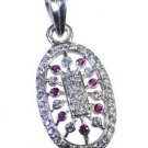 heroic Silver Fashion For Her Jewellery Gemstone Pendant SPTMP-62