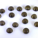 Smoky Quartz loose Stone 1 Pieces 7 x 7 mm Round Brown cabochon Gemstone