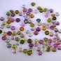 Tourmaline loose Stone 1 Pieces 3 x 3 mm Round Multi cabochon Gemstone