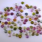 Tourmaline loose Stone 1 Pieces 3 x 3 mm Round Multi cabochon Gemstone