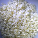 faux pearl loose Stone 10 Pieces 5 x 5 mm Round Off-white cabochon Gemstone