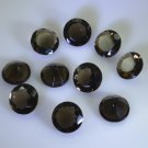Smoky Quartz loose Stone 1 Pieces 13 x 13 mm Round Brown cabochon Gemstone