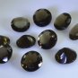 Smoky Quartz loose Stone 1 Pieces 13 x 13 mm Round Brown cabochon Gemstone