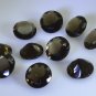 Smoky Quartz loose Stone 1 Pieces 13 x 13 mm Round Brown cabochon Gemstone