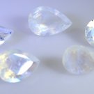 Rainbow Moonstone loose Stone 1 Pieces 7 x 10 mm Pear Multi faceted Gemstone