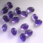 Amethyst loose Stone 15 Pieces 5 x 8 mm Oval Purple cabochon Gemstone