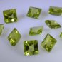 peridote loose Stone 1 Pieces 5 x 5 mm Princess Green faceted Gemstone