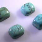 Turquoise loose Stone 1 Pieces 10 x 12 mm Princess multi cabochon Gemstone