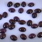 Garnet loose Stone 1 Pieces 7 x 9 mm Oval Red cabochon Gemstone