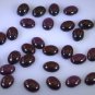 Garnet loose Stone 1 Pieces 7 x 9 mm Oval Red cabochon Gemstone
