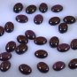 Garnet loose Stone 1 Pieces 7 x 9 mm Oval Red cabochon Gemstone