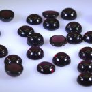 Garnet loose Stone 1 Pieces 7 x 7 mm Round Red cabochon Gemstone