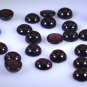Garnet loose Stone 1 Pieces 7 x 7 mm Round Red cabochon Gemstone