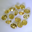 Citrine loose Stone 1 Pieces 7 x 9 mm Oval Yellow faceted Gemstone