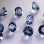synthetic cubic zirconia Tanzanite cz loose Stone 1 Pieces 10 x 10 mm Round Blu