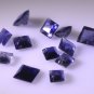 iolite loose Stone 1 Pieces 2.5 x 2.5 mm Princess Blue faceted Gemstone