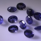 iolite loose Stone 1 Pieces 7 x 9 mm Oval Blue faceted Gemstone