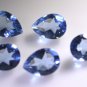 synthetic cubic zirconia Tanzanite cz loose Stone 1 Pieces 10 x 14 mm Pear Blue