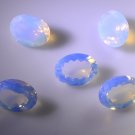 synthetic cubic zirconia Fire opal cz loose Stone 1 Pieces 12 x 16 mm Oval White