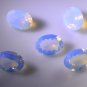 synthetic cubic zirconia Fire opal cz loose Stone 1 Pieces 12 x 16 mm Oval White