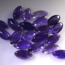 Amethyst loose Stone 1 Pieces 7 x 13 mm Marquise Purple cabochon Gemstone
