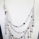 Riyo  Gemstone For Jewelry Silver Nugget Necklace L 16in Snmul-52003