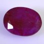 Dyed Rubi loose Stone 1 Pieces 13 x 16 mm Oval multi faceted Gemstone