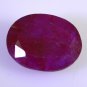 Dyed Rubi loose Stone 1 Pieces 13 x 16 mm Oval multi faceted Gemstone
