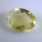 lemon Quartz loose Stone 1 Pieces 15 x 20 mm Oval Yellow faceted Gemstone