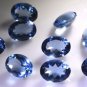 synthetic cubic zirconia Tanzanite cz loose Stone 1 Pieces 12 x 16 mm Oval Blue